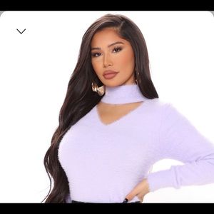 Purple fashionnova Sweater